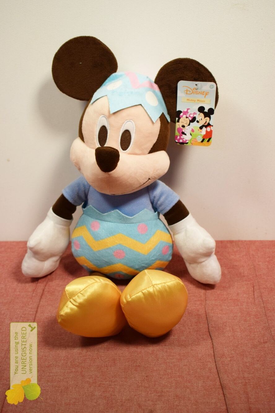 Disney Easter Large Plush Mickey Mouse Stuffed Animal